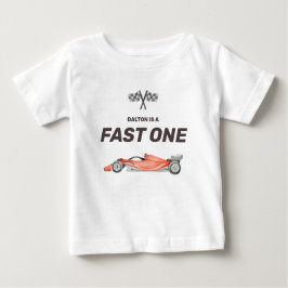 Camiseta para niños pequeños de carrera de coches