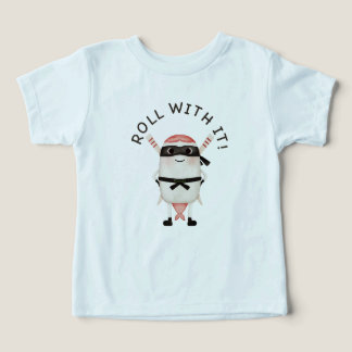Camiseta para niños pequeños Sushi Ninja, Tee de c