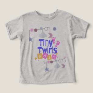 Camiseta para niños pequeños Twin Twins, Tee de an