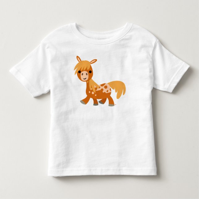 Camiseta para niños Personalizado Appaloosa Pony (Anverso)