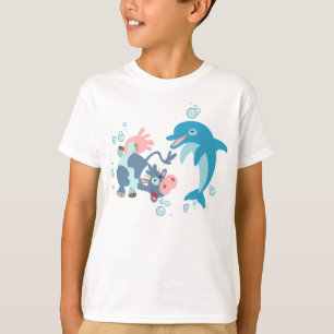 Camiseta para niños personalizado y delfín
