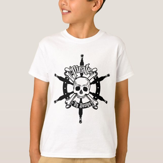 Camiseta para niños piratas (Anverso)