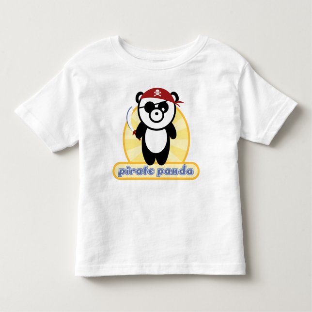 Camiseta para niños Pirate Panda (Anverso)