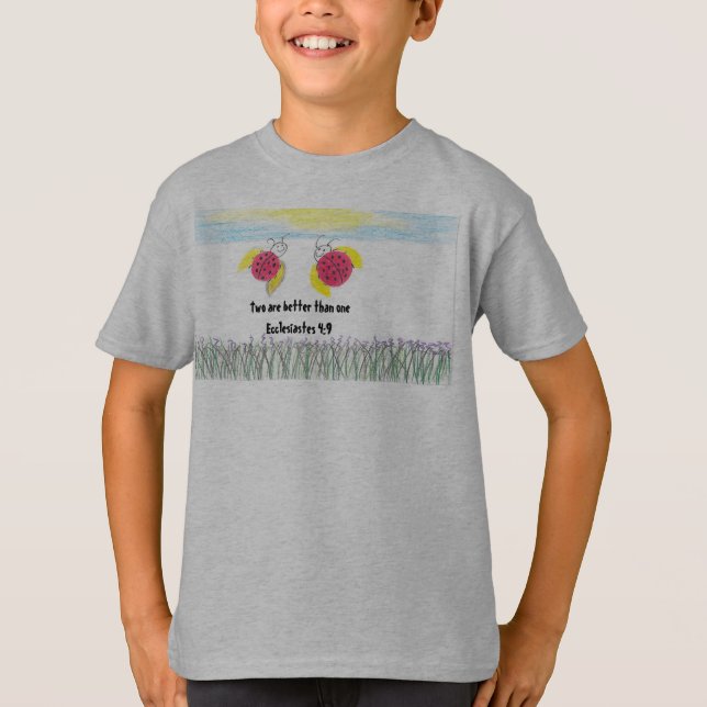 Camiseta para niños que apoya amistades y confianz (Anverso)