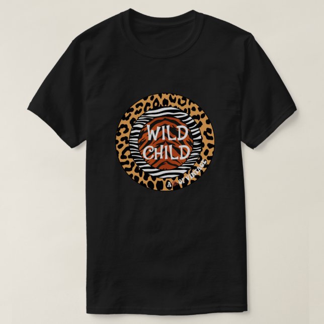 Camiseta para niños silvestres (Diseño del anverso)