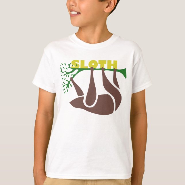 Camiseta para niños Sloth (Anverso)