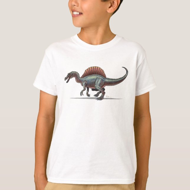 Camiseta para niños Spinosaurus Dinosaur (Anverso)