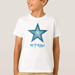 Camiseta para niños 'STAR!' de la Estrella Azul