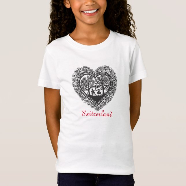 Camiseta para niños suizos (Anverso)