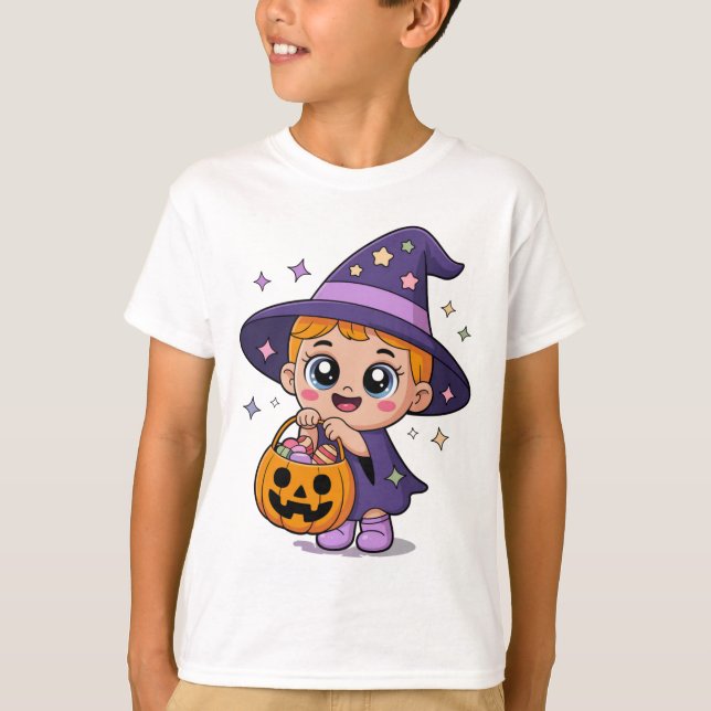 Camiseta para niños Trick-or-Treater | Halloween K (Anverso)