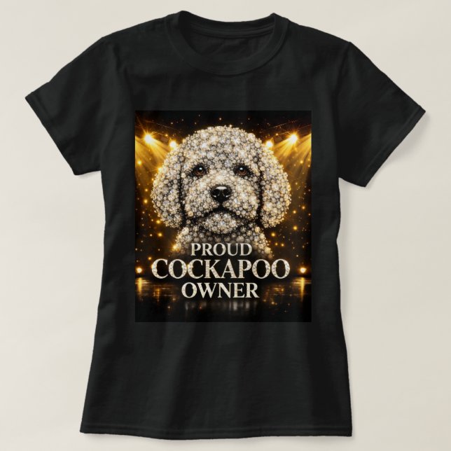 Camiseta para orgullosos dueños de Cockapoo | Rega (Diseño del anverso)