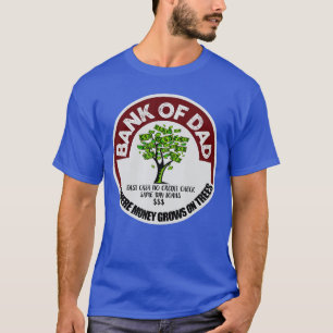 Camiseta para Papá Banco Padre Dinero Rápido Sin Verificaci