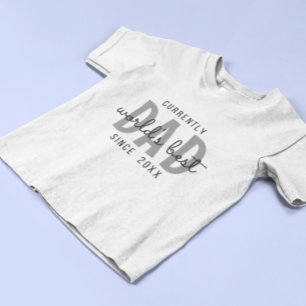 Camiseta para papás simples: Mejor Papá del Mundo 