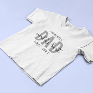 Camiseta para papás simples: Mejor Papá del Mundo
