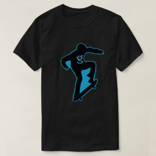 Camiseta para patinadores - imagen azul