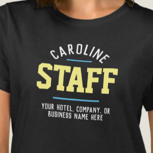 Camiseta para personal de hospitalidad