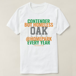 Camiseta para personas sin hogar Oakland Baseball/