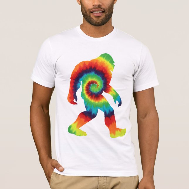 Camiseta para pies gigantes de Tie Dye (Anverso)