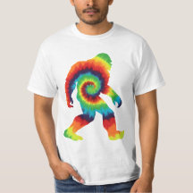 Camiseta para pies gigantes de Tie Dye