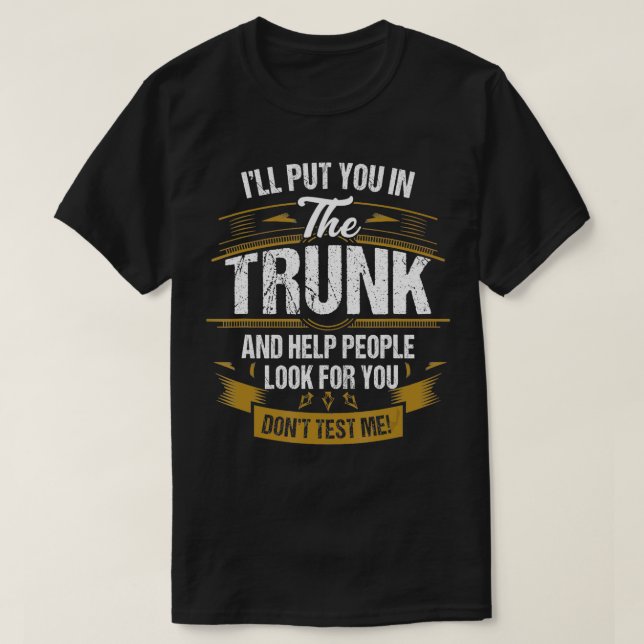 Camiseta Para que no me pruebes (Diseño del anverso)