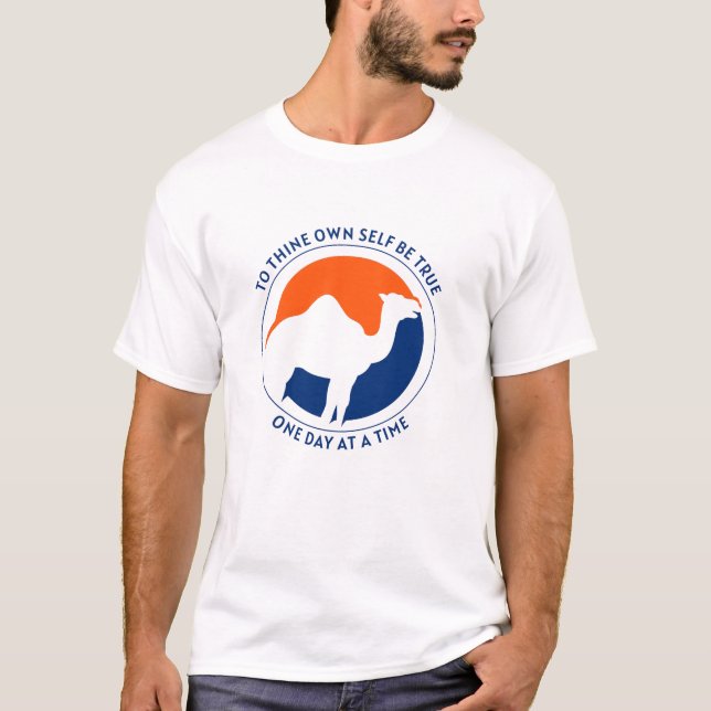 Camiseta Para que tu propio ser verdadero camisón - azul/Na (Anverso)