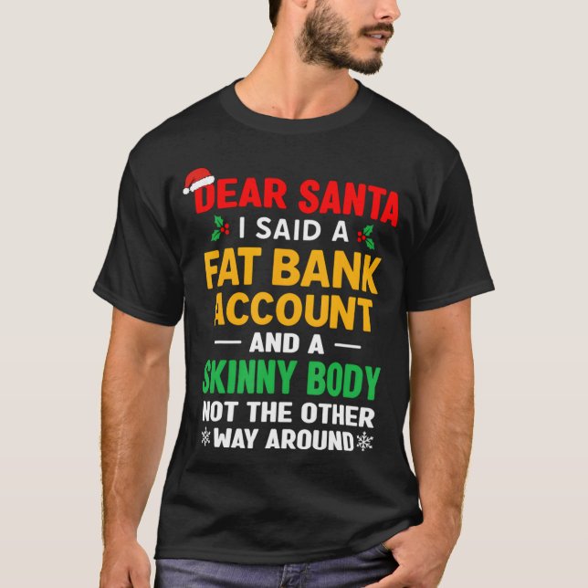 Camiseta Para Querido Santa - gráfico (Anverso)