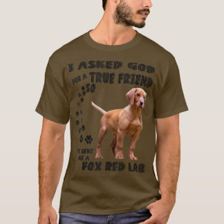 Camiseta Para Red Lab Cita A Mamá Papá Vestido, Cute Ruby L