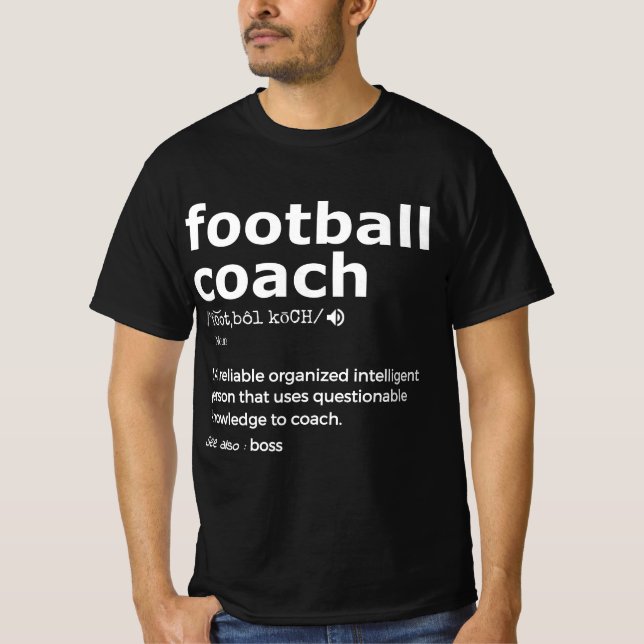 Camiseta Para regalo de entrenador de fútbol y entrenadores (Anverso)