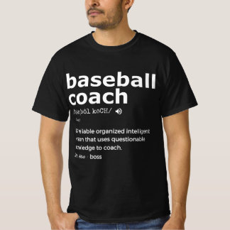 Camiseta Para regalo de entrenadores y entrenadores de béis