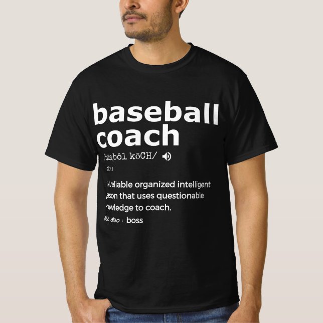 Camiseta Para regalo de entrenadores y entrenadores de béis (Anverso)