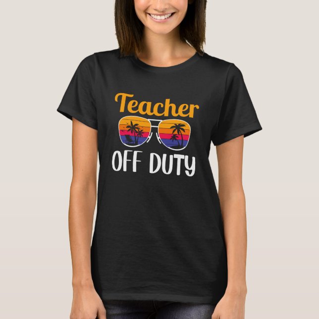 Camiseta para regalo de profesor Verano para maest (Anverso)