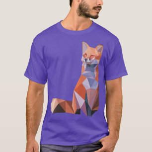 Camiseta Para Resumen Arte Polígono Guay Regalo Animal Geom
