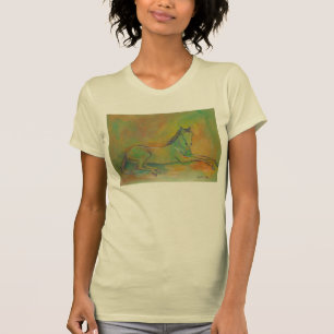 Camiseta para retrato de caballo Pastel