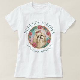 Camiseta para Salón de Aseo de Shih Tzu