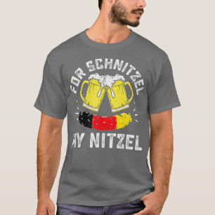 Camiseta Para Schnitzel My Nitzel La Cerveza Alemana Wurst