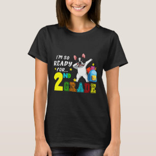 Camiseta Para Segundo Grado Dabbing Bulldog Francés De Vuel