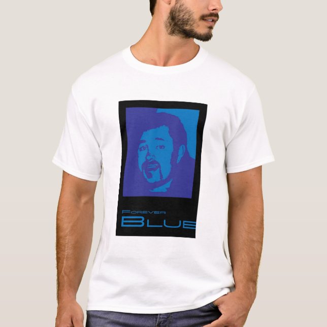 Camiseta para siempre azul (Anverso)