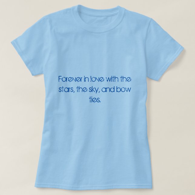 Camiseta Para siempre EN amor (Diseño del anverso)