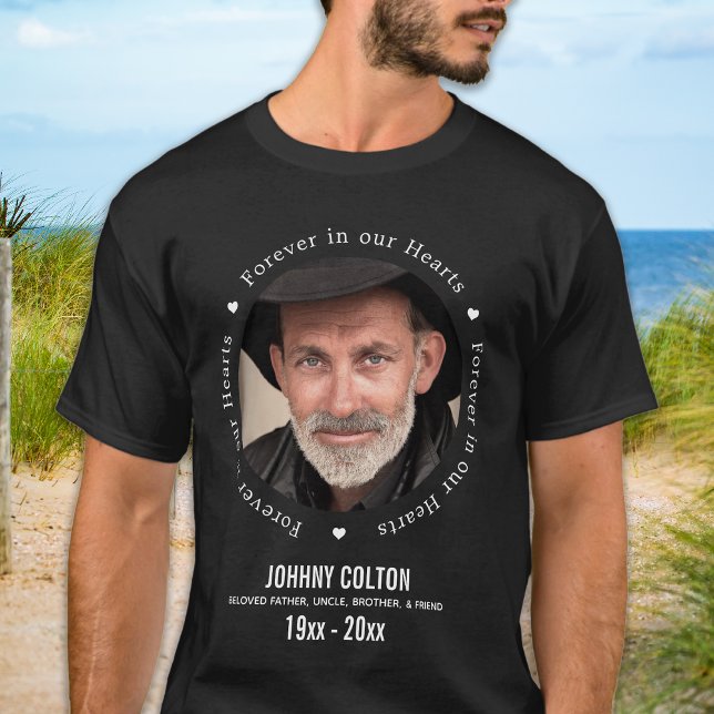 Camiseta Para siempre en nuestro corazón, memoria fotográfi (Subido por el creador)