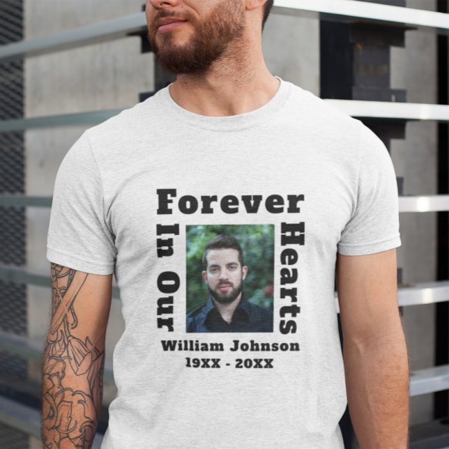 Camiseta Para Siempre En Nuestro Dolor Cardíaco En La Foto  (Subido por el creador)