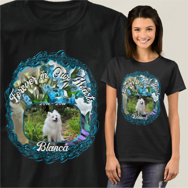 Camiseta Para siempre en nuestros corazones Flores de seda  (Subido por el creador)