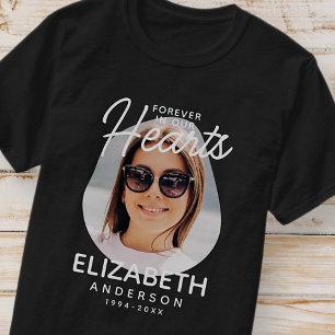 Camiseta Para siempre en nuestros corazones Personalizado m