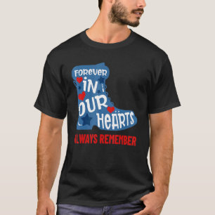 Camiseta Para siempre en nuestros corazones zapatos feliz D