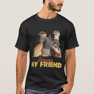 Camiseta Para siempre mi amigo Twin Dog Design