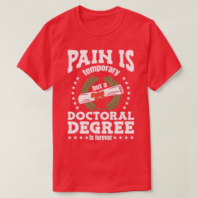 Camiseta Para siempre, un doctorado (Diseño del anverso)