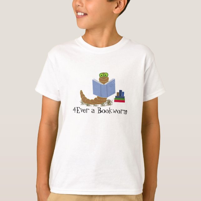 Camiseta Para siempre un gusano Bookworm (Anverso)