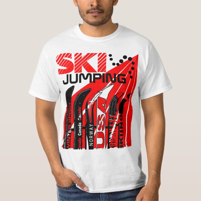 Camiseta para snowblade deportiva en invierno (Anverso)