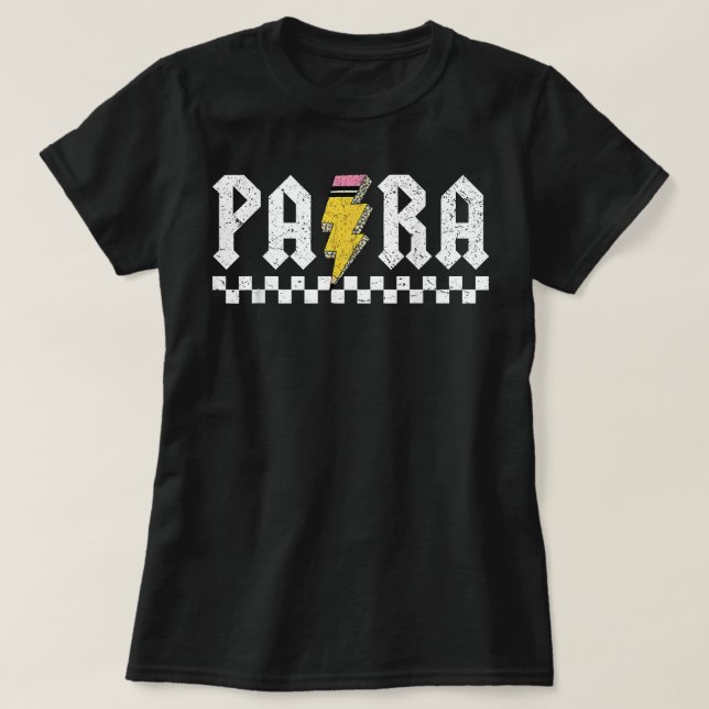 Camiseta Para Squad Paraprofesional Para Profesor (Diseño del anverso)