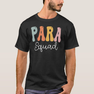 Camiseta Para Squad Retro Groovy Vintage Feliz Primer Día D
