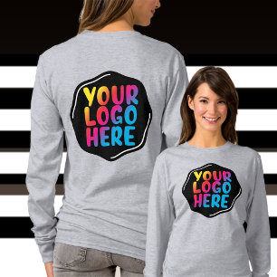 Camiseta Para su mamá nueva mamá agregue su logotipo aquí p